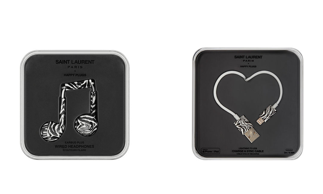 YEVO & Happy Plugs 与 Saint Laurent 合作推出科技配件