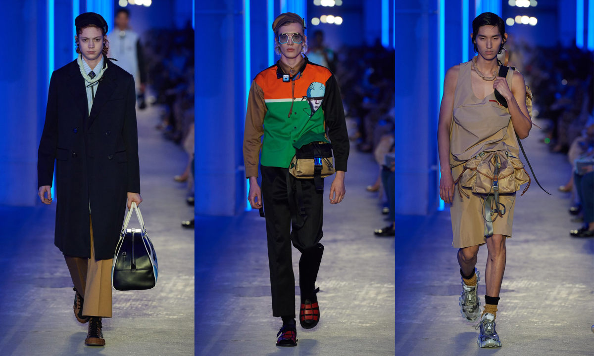Prada 2020 春夏男装系列 “停靠” 上海民生艺术码头