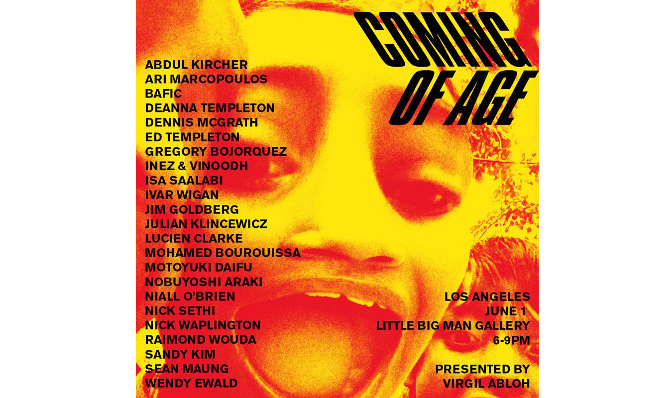 Virgil Abloh 首个艺术展《COMING OF AGE》于洛杉矶拉开帷幕