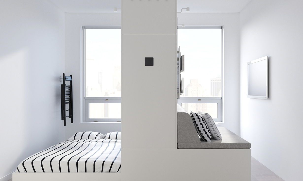 小户型必备，IKEA 推出内藏 “桌子+床+沙发” 的柜子新品