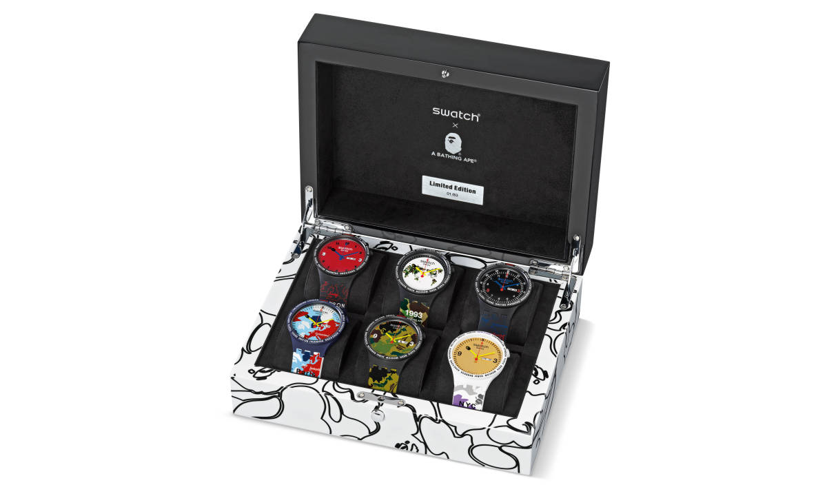 SWATCH x BAPE® 全球限定套装发售信息公布