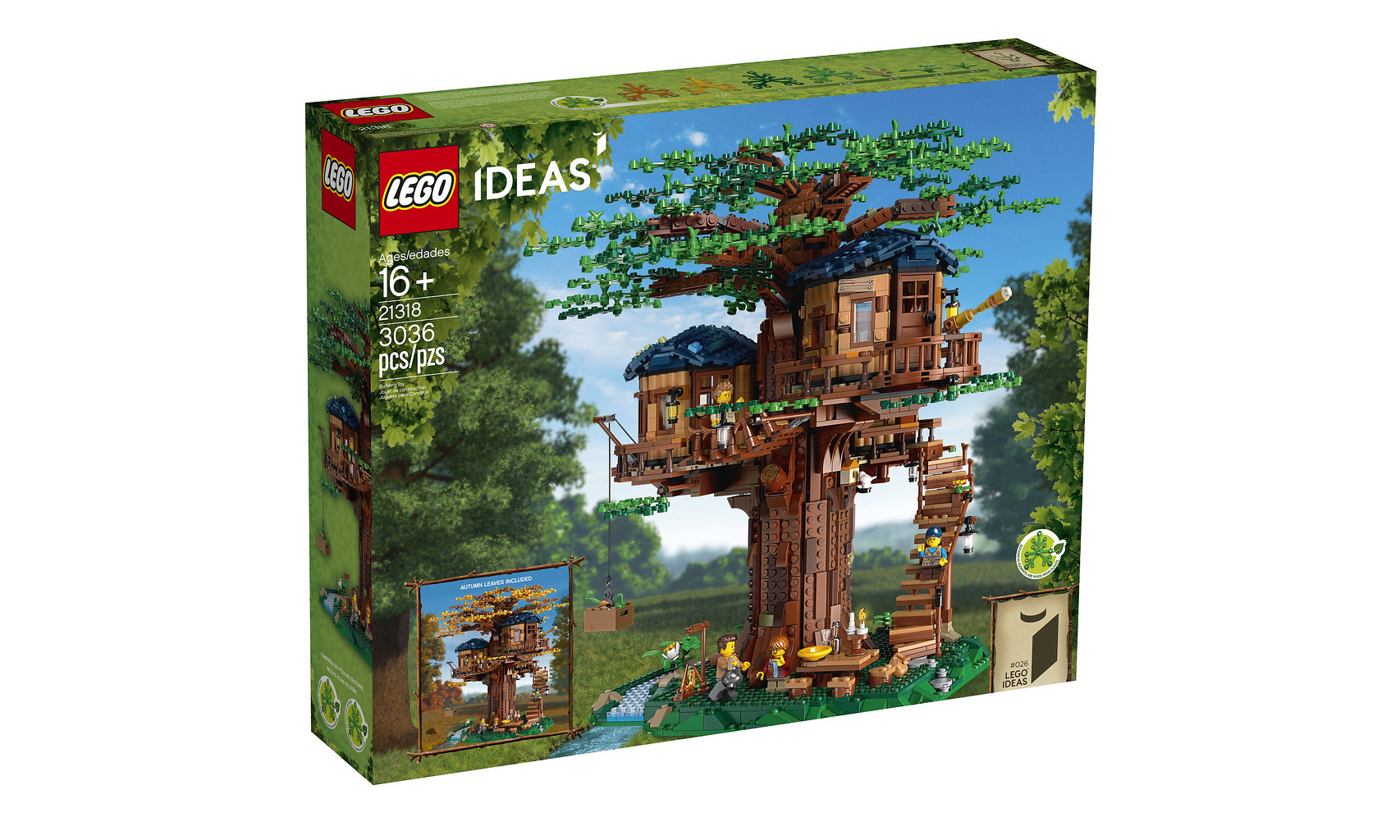 搭造童年梦想，LEGO 21318 树屋套组即将发售