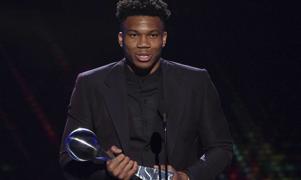 2019 年 ESPY 大奖字母哥再揽两项最佳