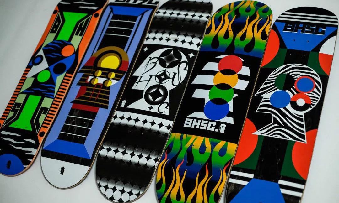 国内滑板品牌 BOARDHEAD 释出 “GEOMETRIC DESIGN” 系列板面
