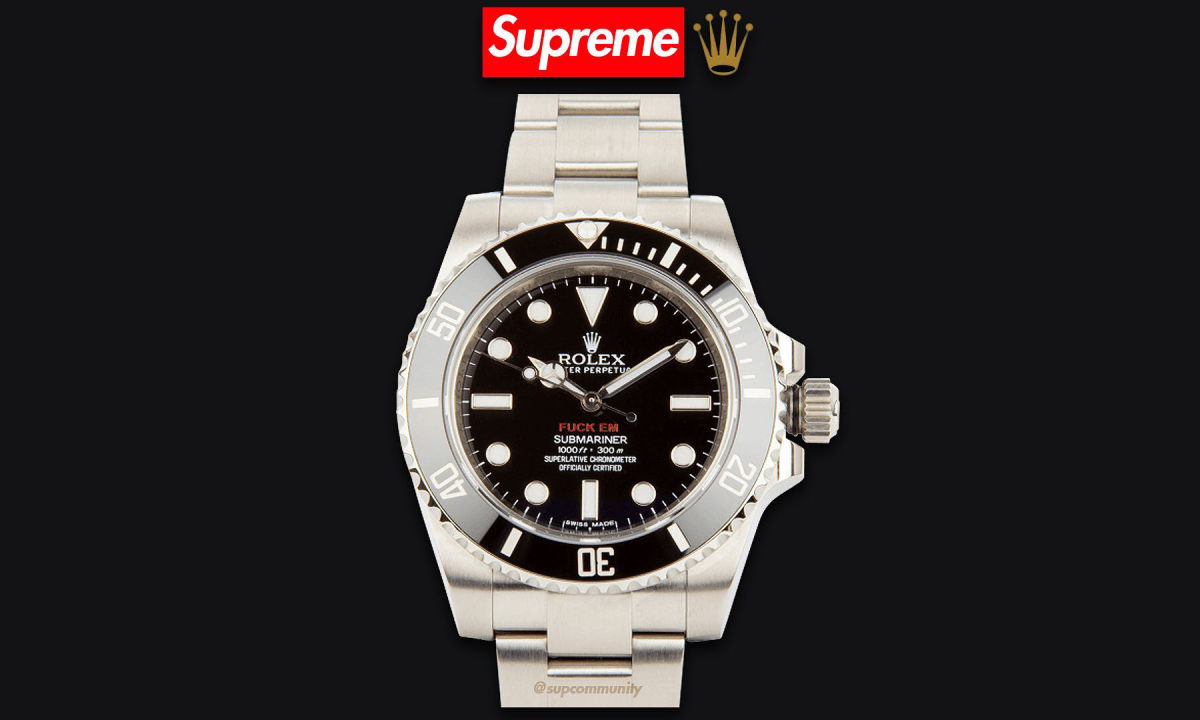 近赏 Supreme x 劳力士亲友限定水鬼，官方合作未来能否实现？
