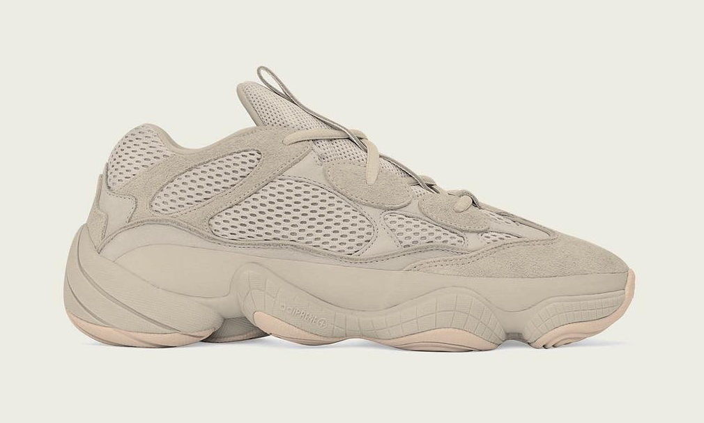 最 YEEZY 配色现身，Yeezy 500 “Stone” 即将发售