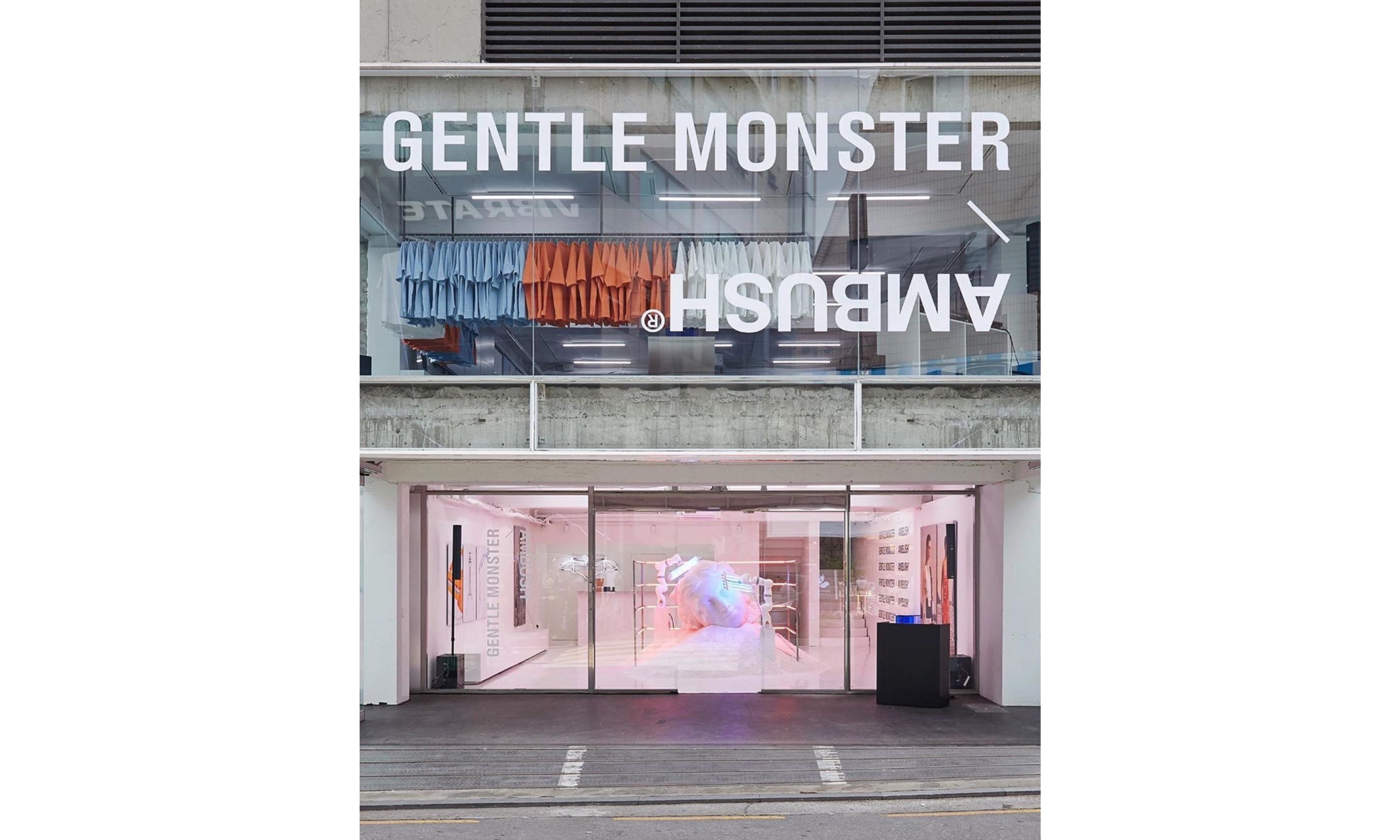Gentle Monster 与 AMBUSH 共同于首尔开设 Pop-Up 店铺
