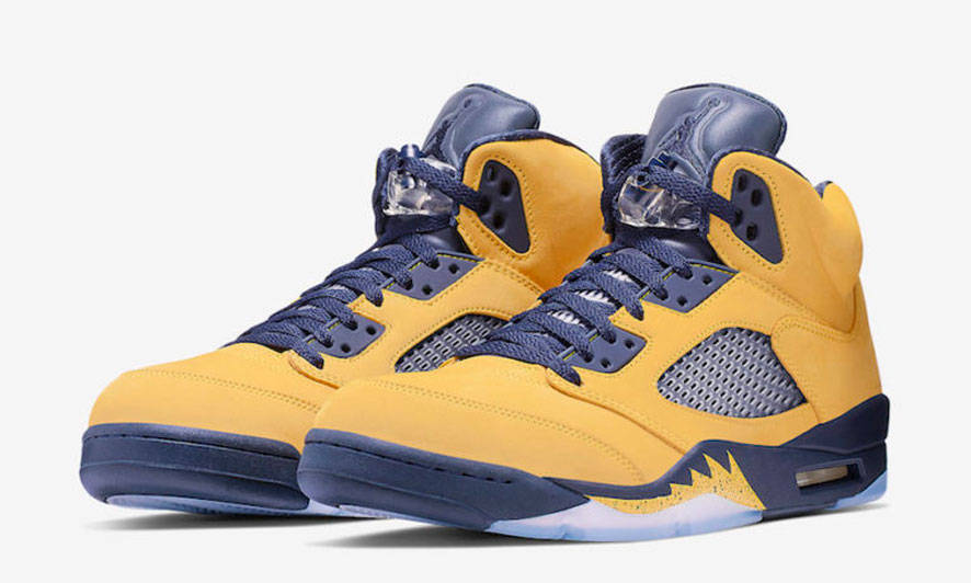 激似神鞋 Fab5，Air Jordan V “Michigan” 官方图释出