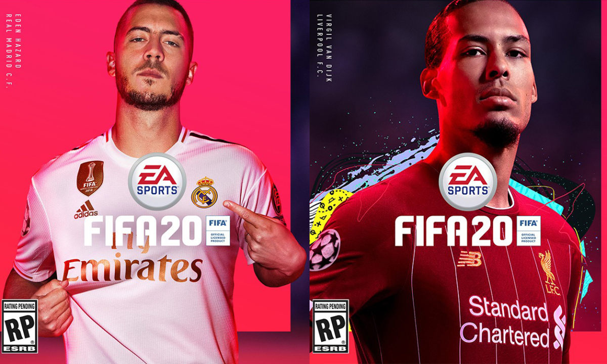 哈扎尔与范迪克分别当选《FIFA 20》封面人物