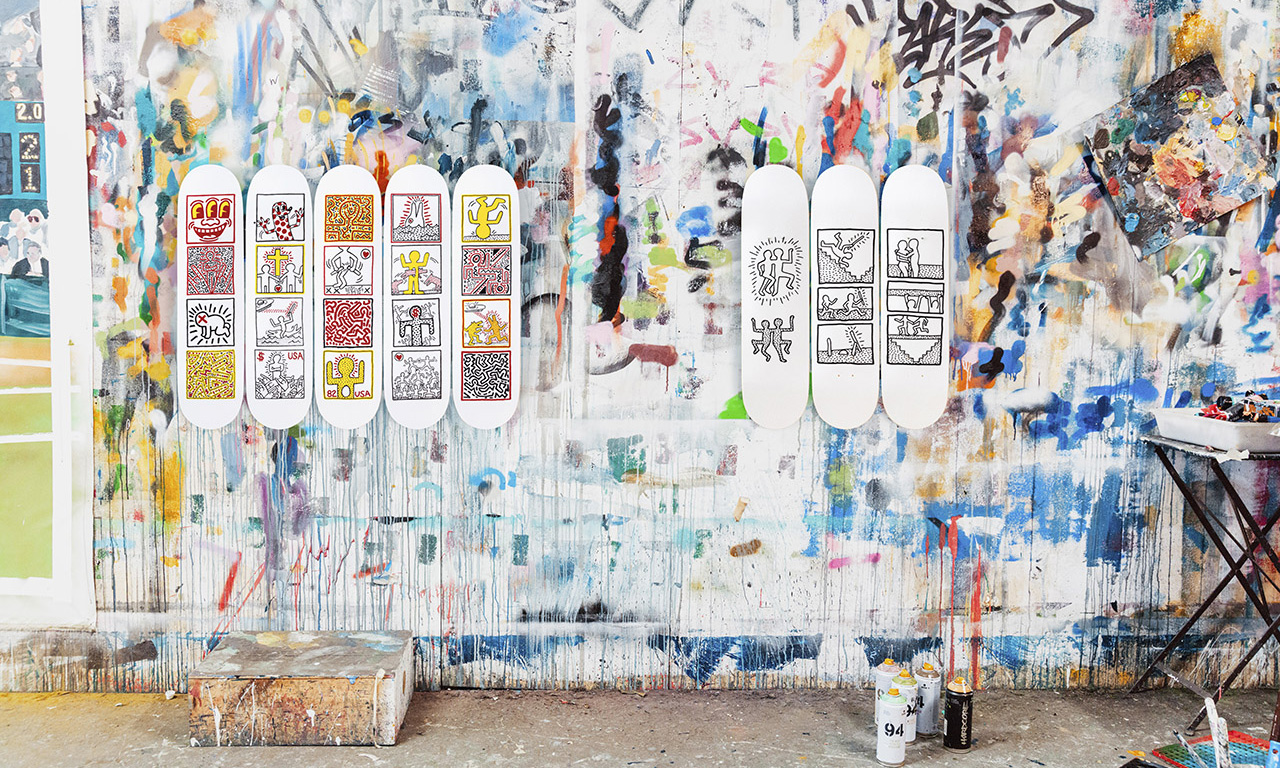 Keith Haring x The Skateroom 联名系列滑板释出