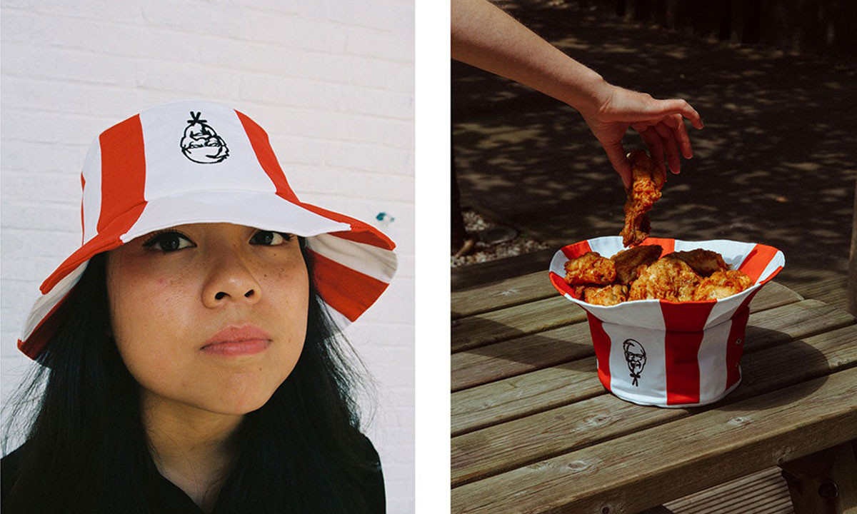 KFC 发布了一款可以用来 “吃鸡” 的帽子