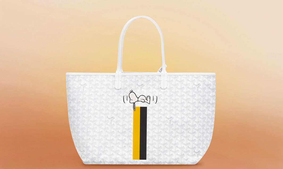 慵懒地躺在手袋上，Snoopy  x Goyard 联乘系列曝光