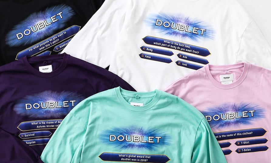 WISM x doublet 全新联名别注 T 恤系列释出