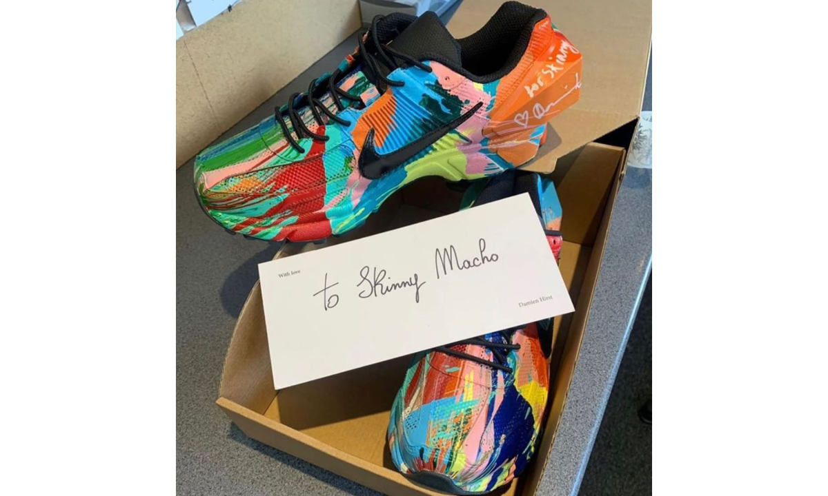 Damien Hirst 打造了一双极为夸张的 ACW* x Nike Zoom Vomero +5