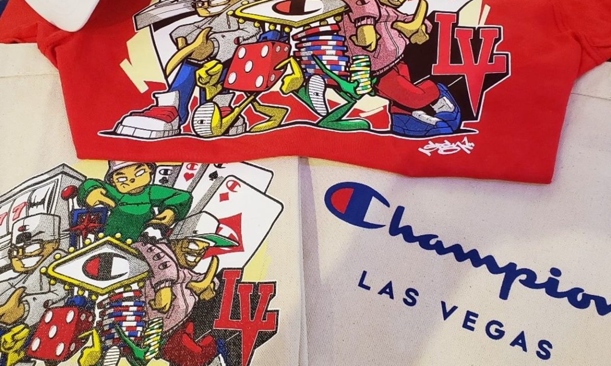 Champion 带来拉斯维加斯门店限定单品