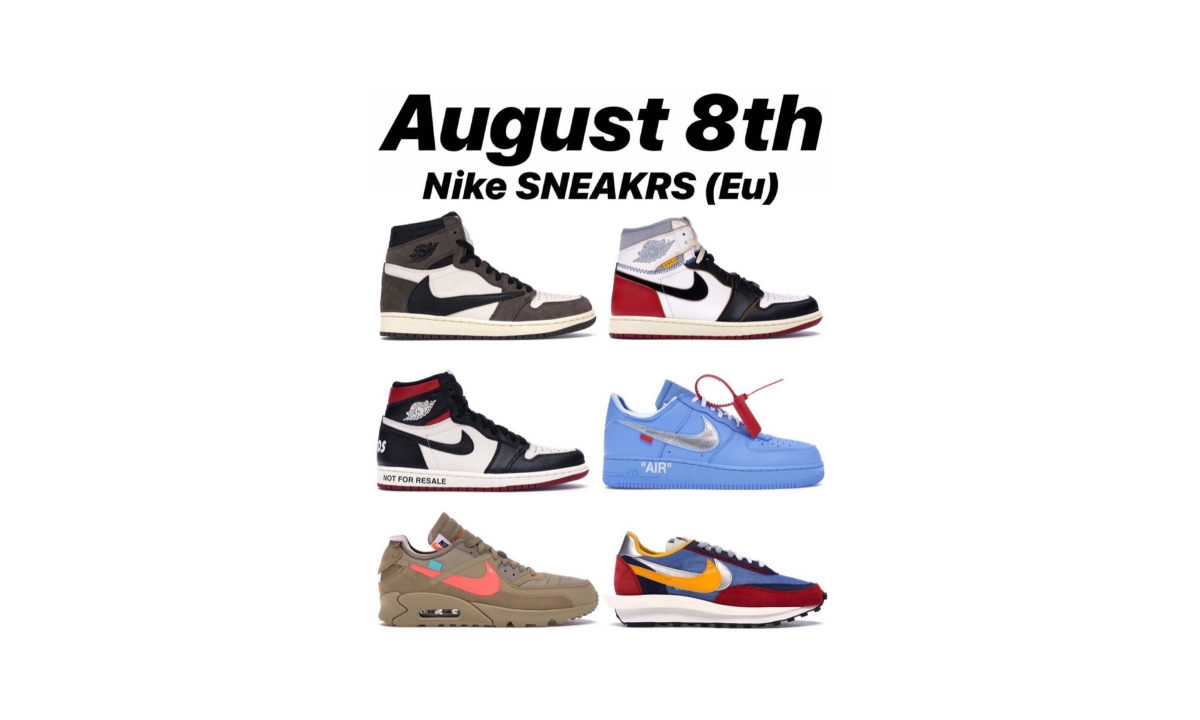 部分 Nike 热门鞋款将于欧洲区 SNKRS 进行补货