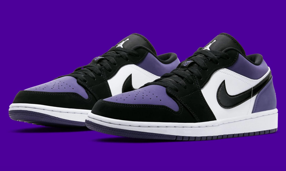 Air Jordan I Retro Low “Court Purple” 官方图片释出