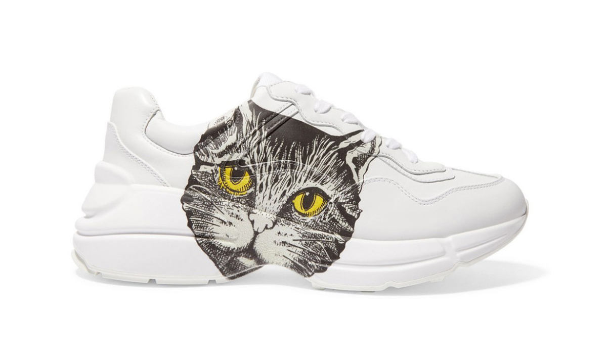 Gucci “猫脸” 款复古老爹鞋开售
