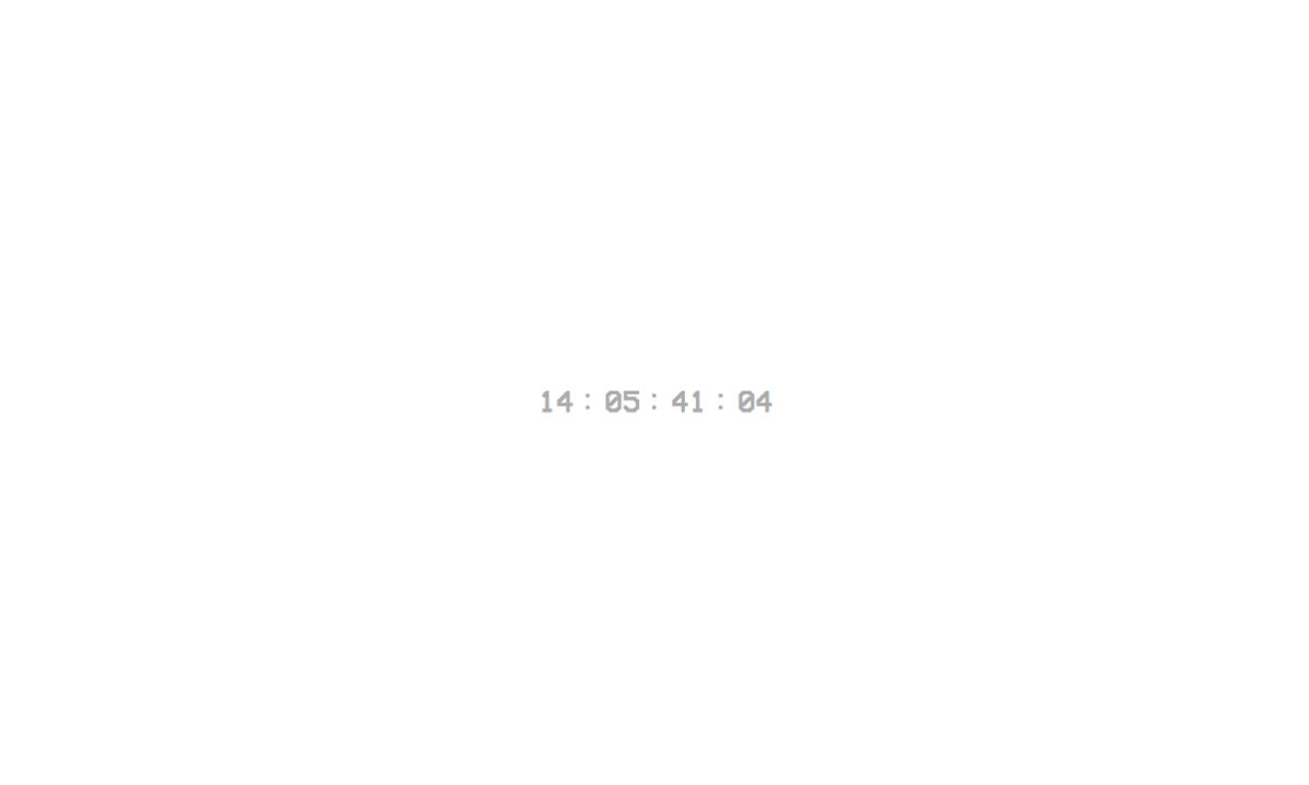 Yeezy Supply 官网上线神秘倒计时页面