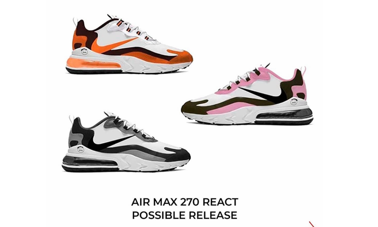 Travis Scott x Nike Air Max 270 React 全新设计曝光