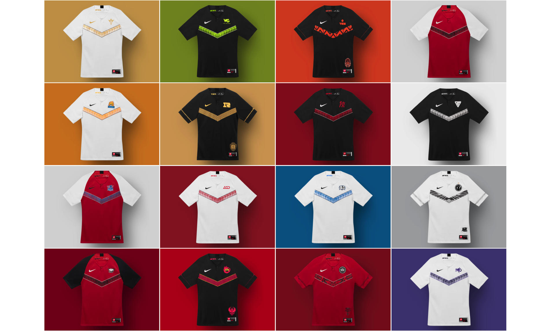为自己喜欢的战队加油！Nike 公布英雄联盟 LPL 队服设计