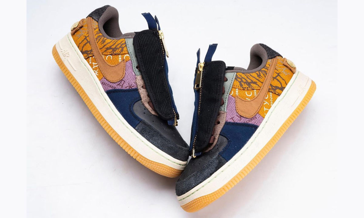 Travis Scott x Nike Air Force 1 全新联名细节近赏