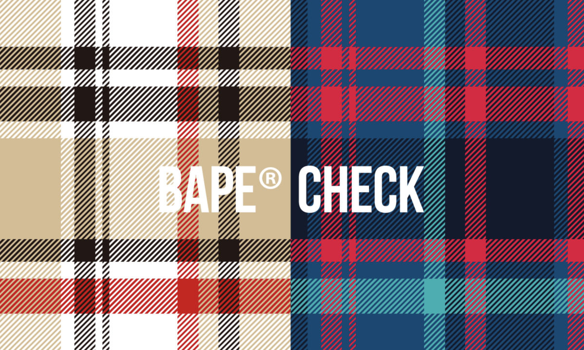 短暂告别 CAMO，A BATHING APE® 发布 CHECK 格纹系列