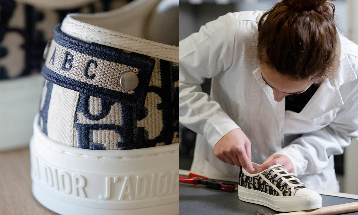 可以将帆布鞋刺绣上自己的名字，Dior 推出全新客制化服务