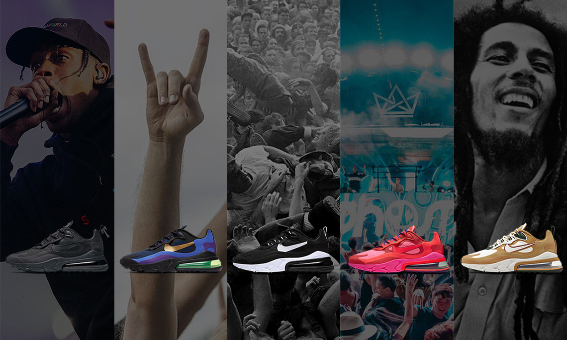 Nike 发布以音乐为主题的 Air Max 270 Reacts 系列
