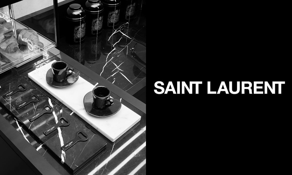 咖啡杯上藏有惊喜？Saint Laurent 于巴黎新开咖啡厅