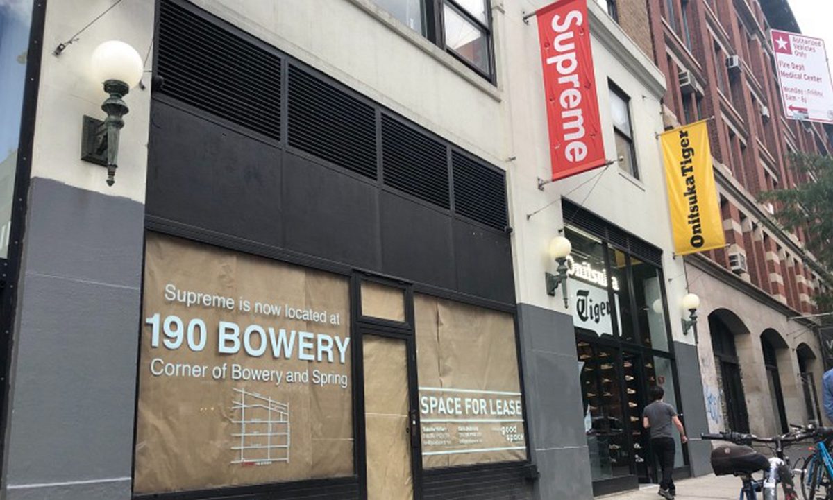 空屋待租，Supreme 正式关闭纽约拉斐特街道门店