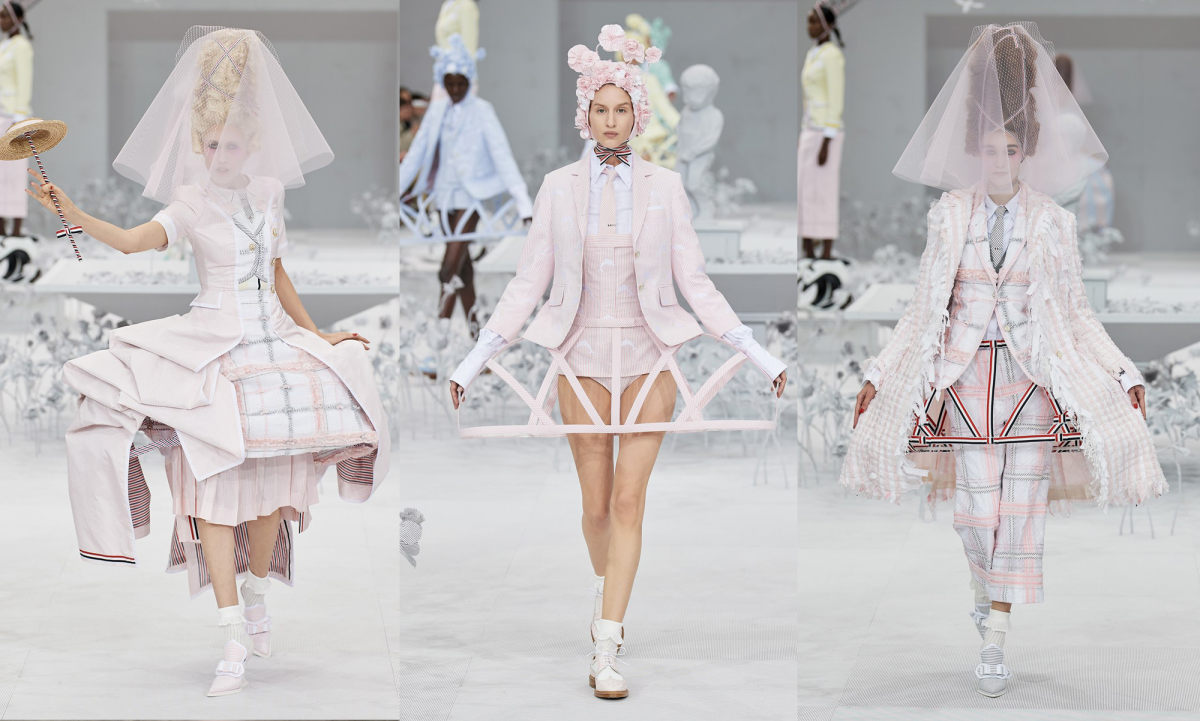 法国花园中的异想天开，Thom Browne 2020 春季成衣系列秀场回顾