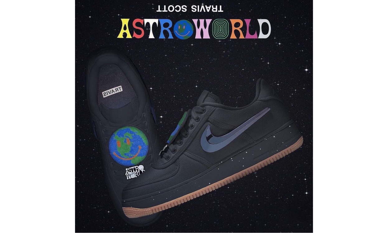 延续 “钩子戏法” ，Travis Scott x Nike Air Force 1 “Astro World” 疑似曝光