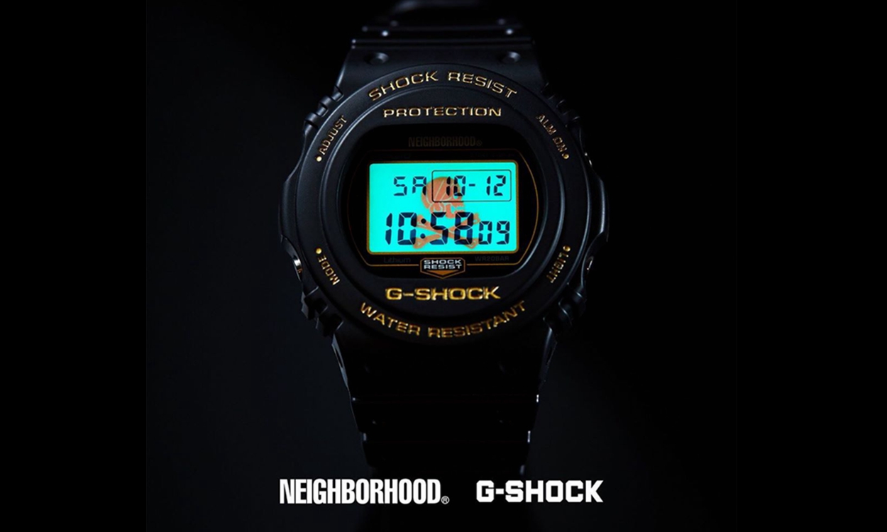 NEIGHBORHOOD x G-SHOCK 全新联名 DW-5750 腕表正式发布