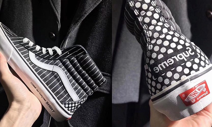 Supreme x COMME des GARÇONS x Vans 三方联名新作疑似曝光