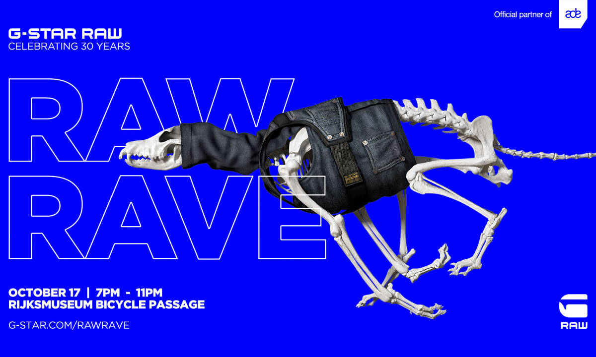 庆祝 30 周年，G-STAR RAW 举办 RAW RAVE 音乐盛宴