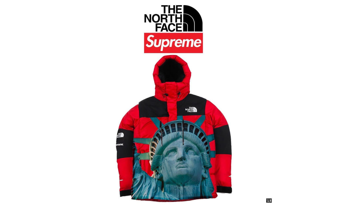 自由女神像？Supreme x TNF 本季联名设计谍照释出
