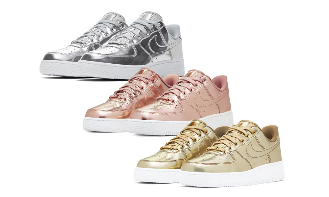 久违配色回归，Nike Air Force 1 SP “Liquid Metal” 系列预览