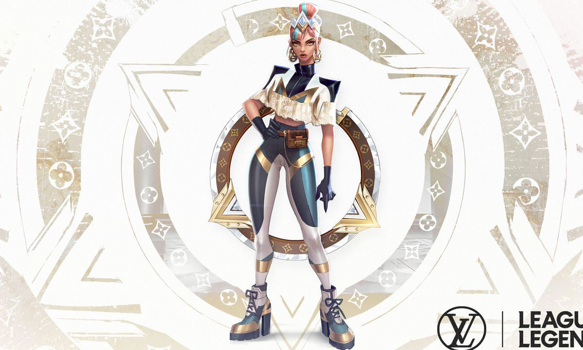 《英雄联盟》x Louis Vuitton 首款英雄皮肤公开