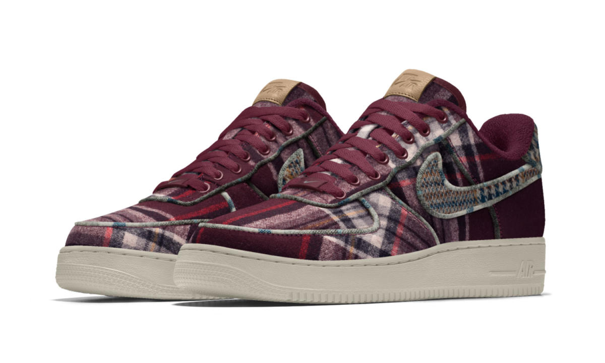 秋冬暖意，Nike By You 推出 Pendleton 限时定制系列