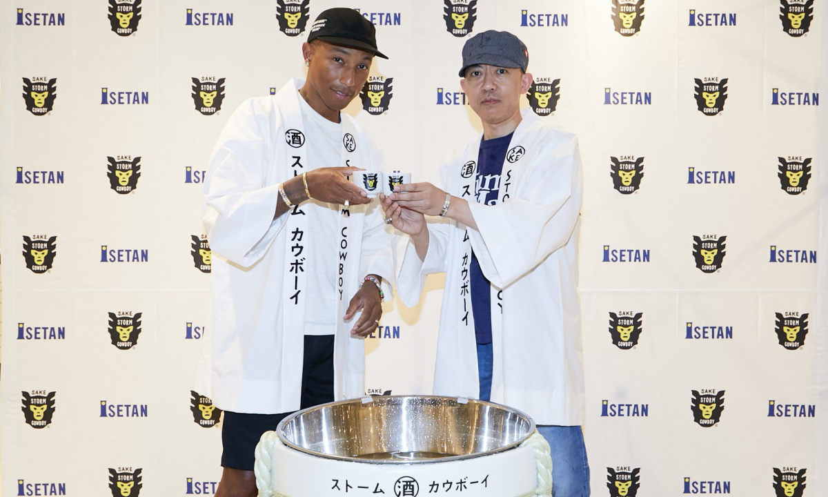 Pharrell Williams 携手 NIGO® 推出清酒品牌 SAKE STORMCOWBOY
