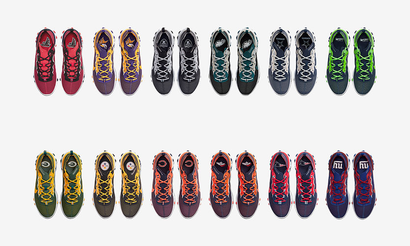 Nike NFL 主题 React Element 55 系列鞋款正式登场