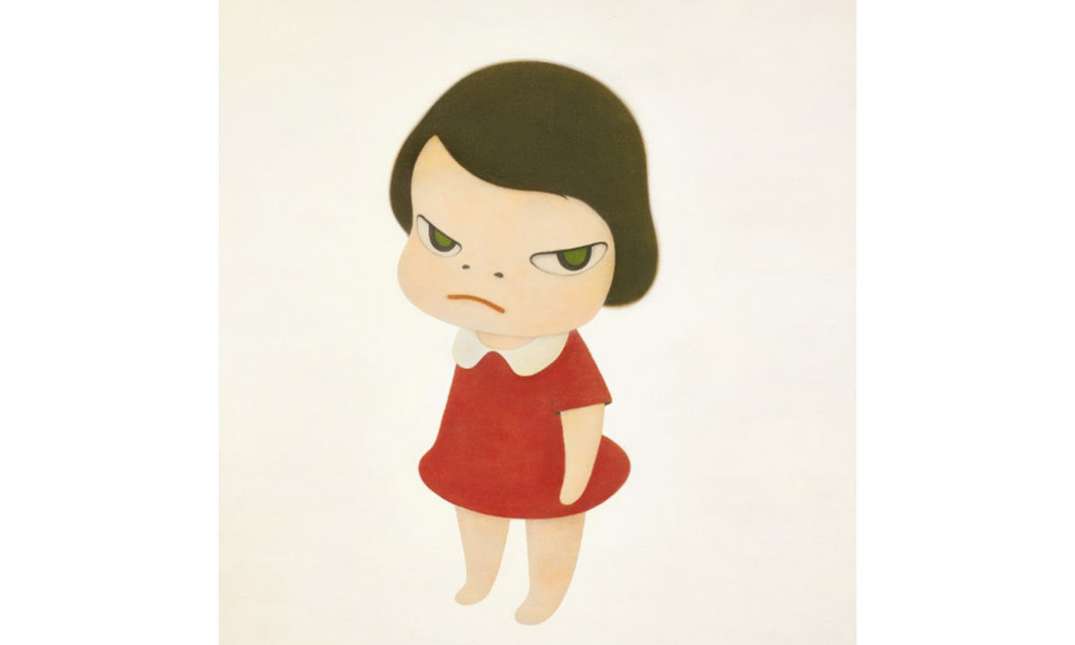 奈良美智最大画作《背后藏刀》,以 1.95 亿港币破纪录成交