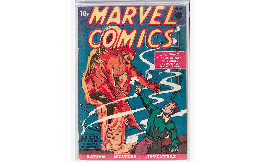 漫威 1939 年漫画副本拍出 126 万美元天价