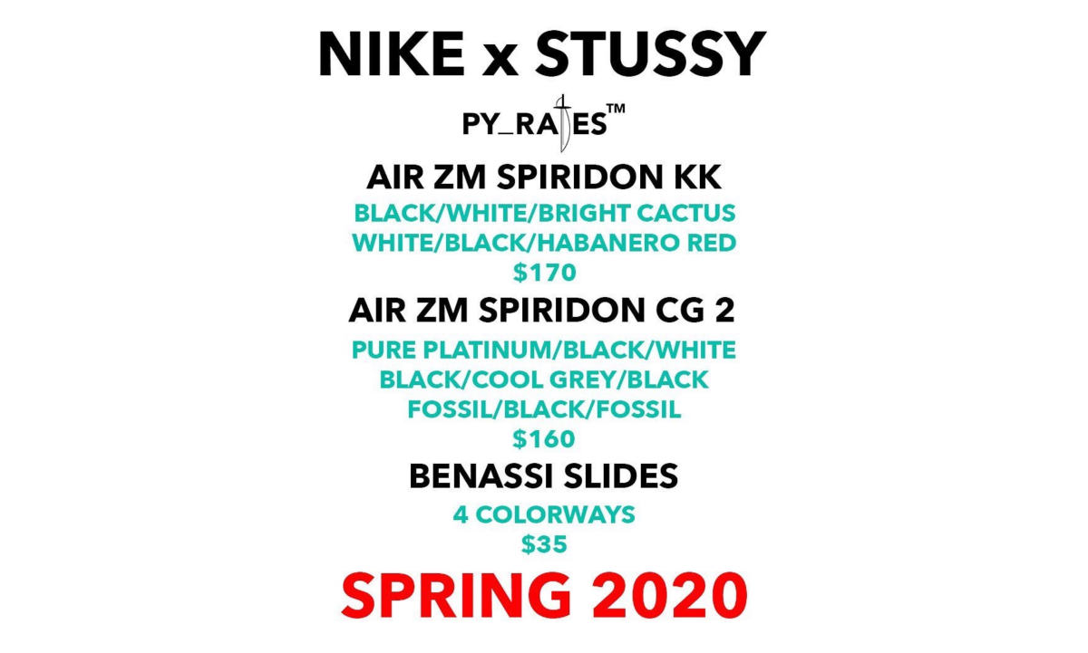 Nike x Stüssy 2020 年全新联乘企划曝光