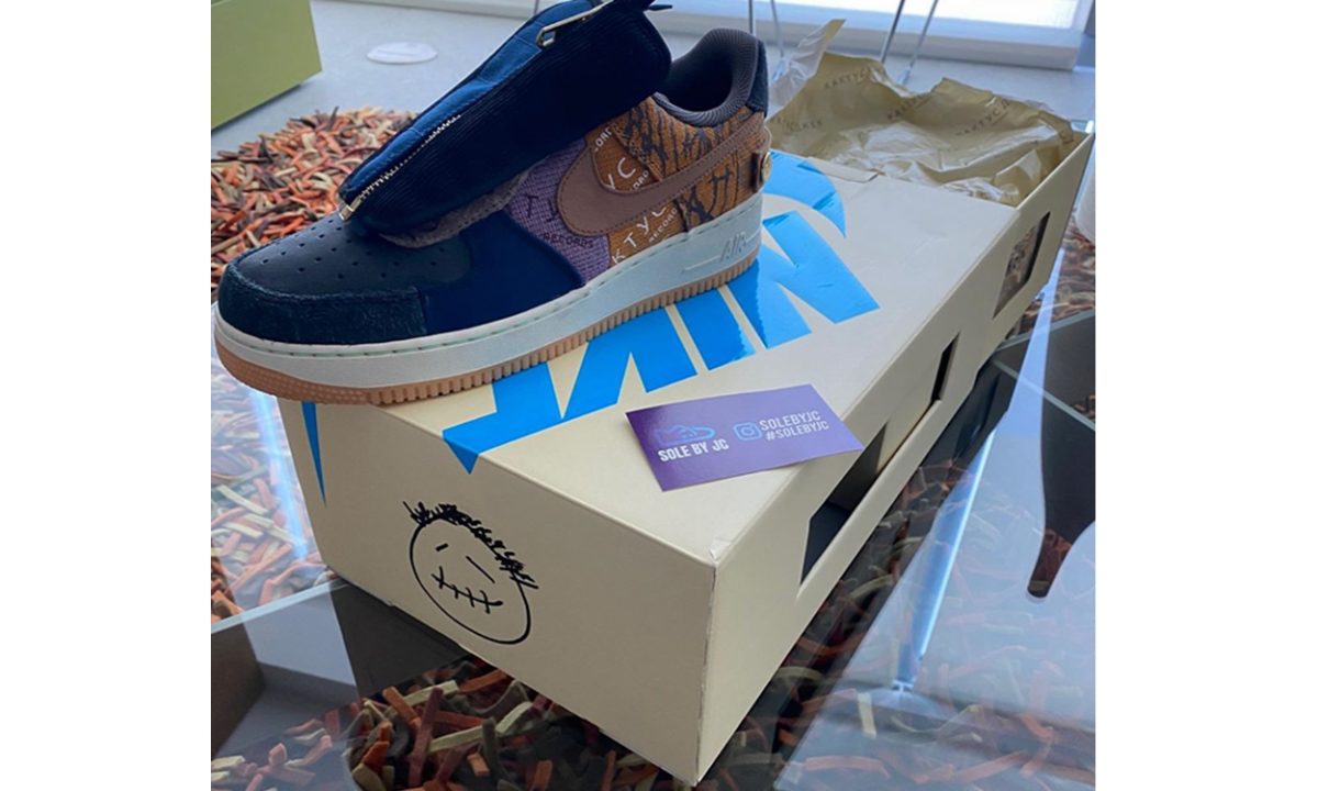 Travis Scott x Nike Air Force 1 特殊鞋盒设计曝光