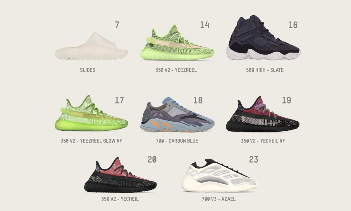 年末收官季，Yeezy 12 月发售鞋款一览