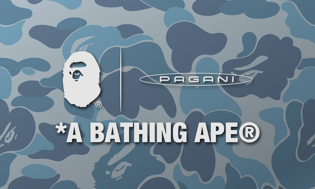企划不停歇，A BATHING APE® x 帕加尼联名预告释出