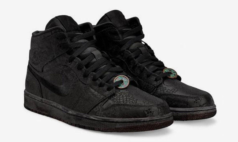 DSM 伦敦 15 周年献礼，CLOT x Air Jordan I Mid「黑丝绸」惊喜发布