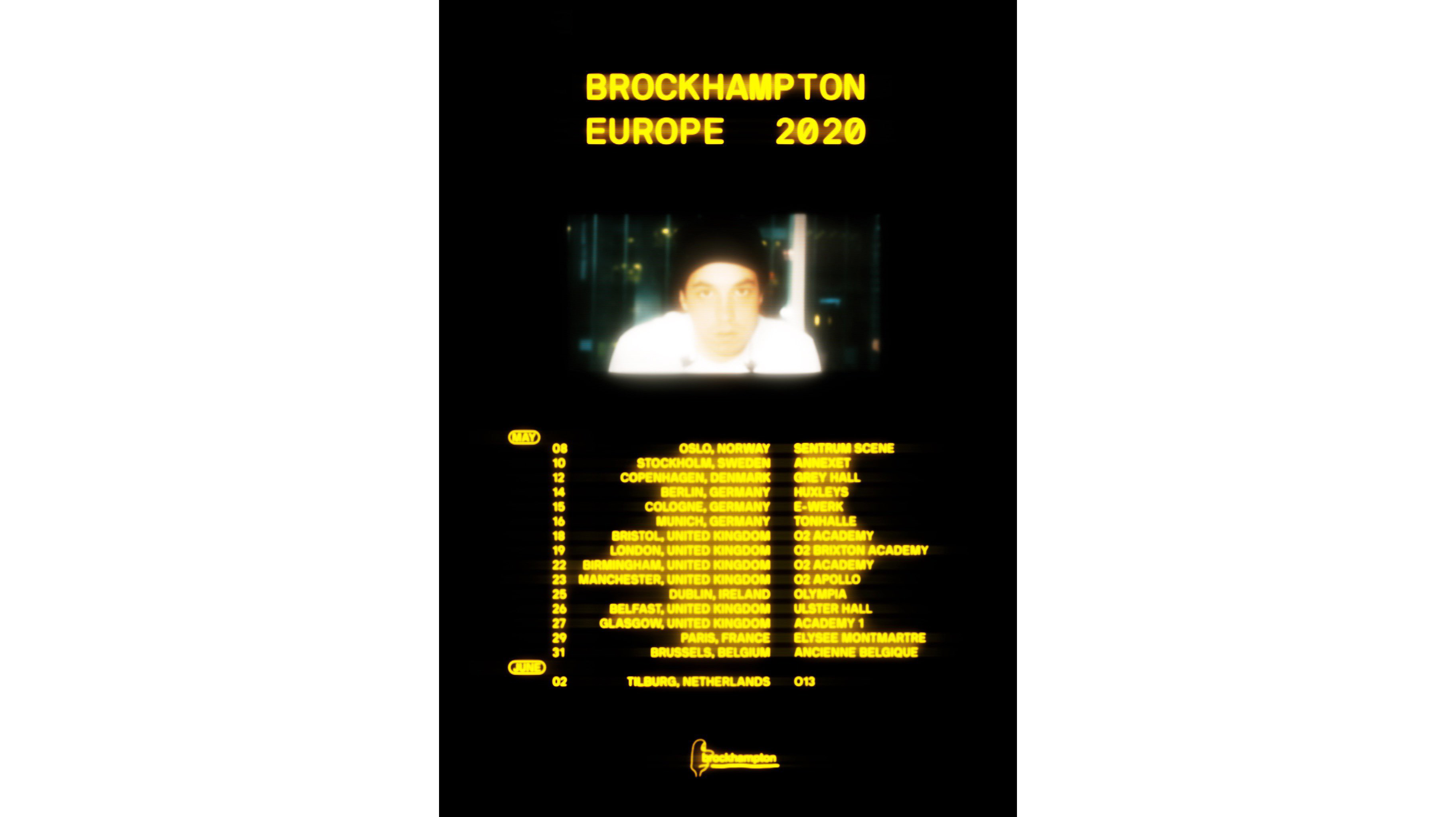 BROCKHAMPTON 将开启新一轮欧洲巡演